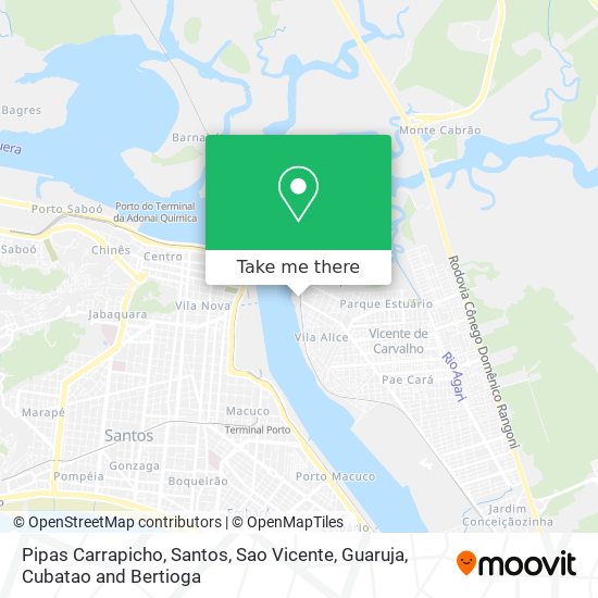 Pipas Carrapicho map
