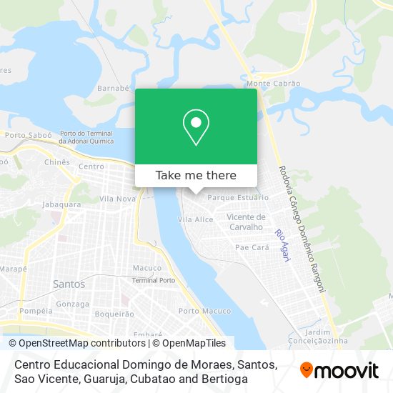 Centro Educacional Domingo de Moraes map