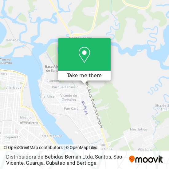 Distribuidora de Bebidas Bernan Ltda map