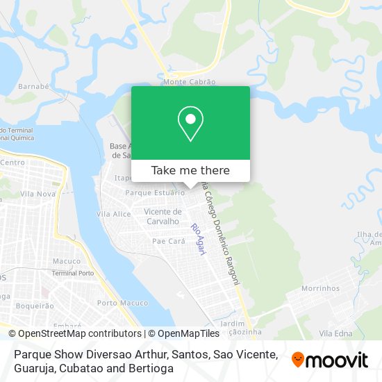 Parque Show Diversao Arthur map