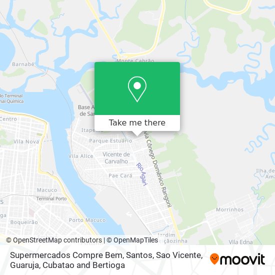 Supermercados Compre Bem map