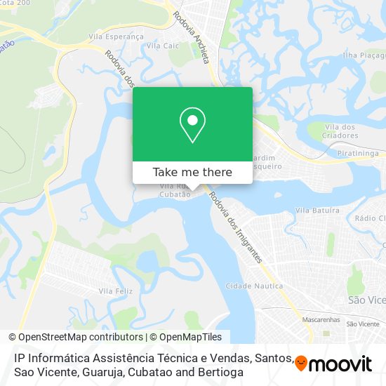 IP Informática Assistência Técnica e Vendas map