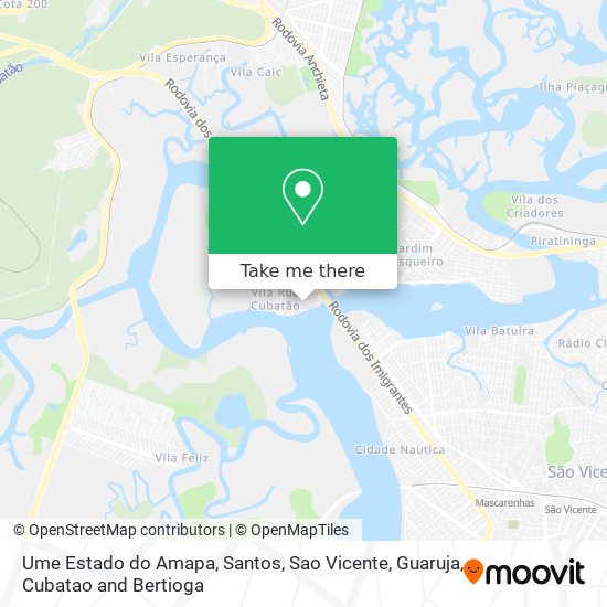 Ume Estado do Amapa map