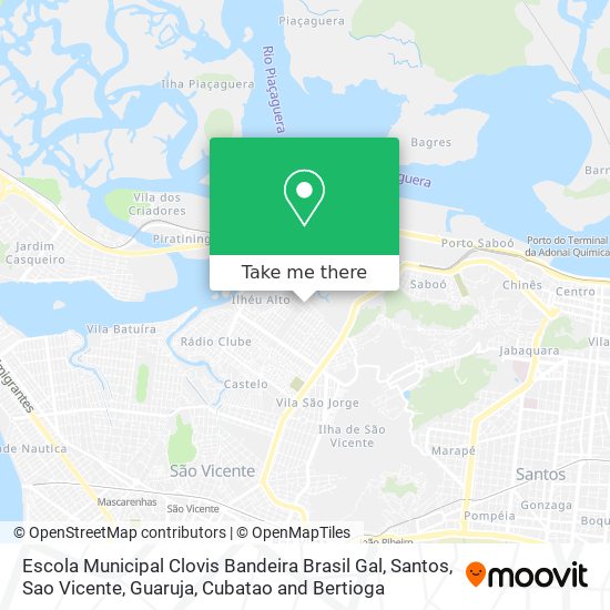 Escola Municipal Clovis Bandeira Brasil Gal map