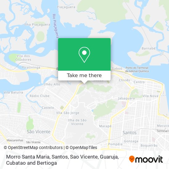 Morro Santa Maria map