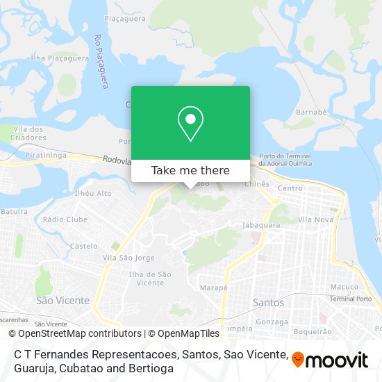 C T Fernandes Representacoes map