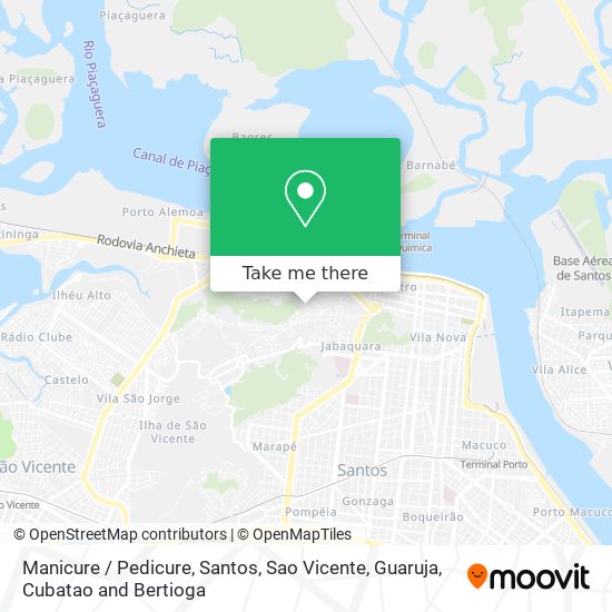Manicure / Pedicure map