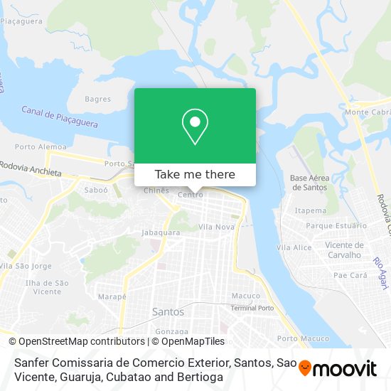 Sanfer Comissaria de Comercio Exterior map