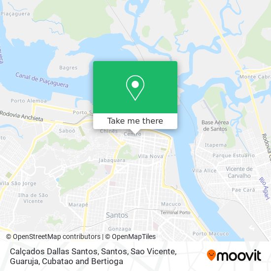 Calçados Dallas Santos map