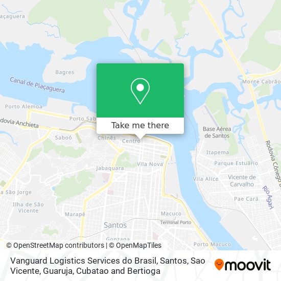 Vanguard Logistics Services do Brasil map