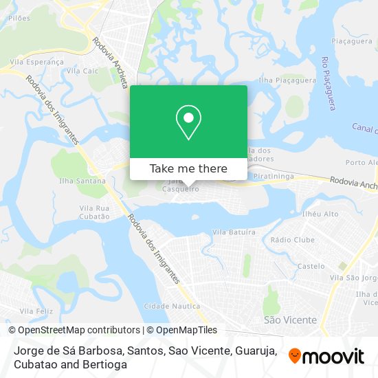 Jorge de Sá Barbosa map