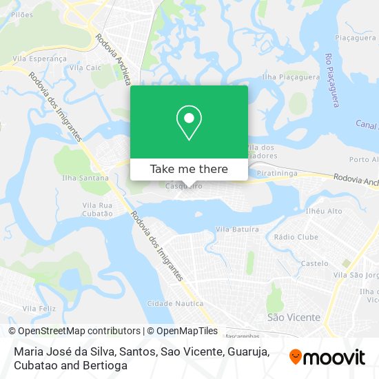 Mapa Maria José da Silva