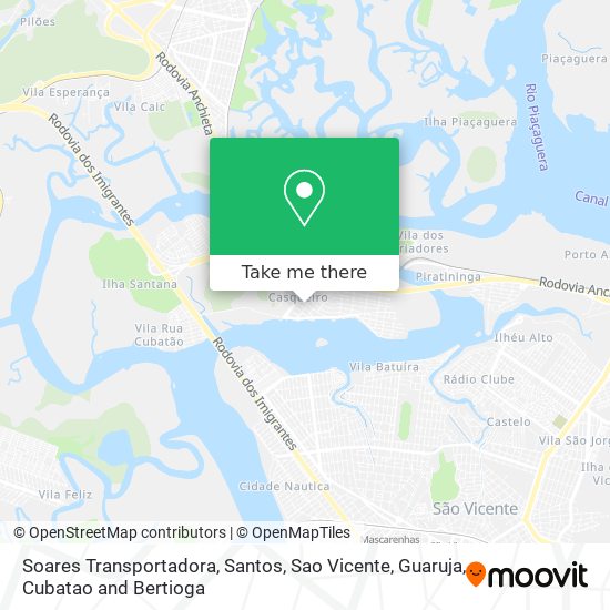 Soares Transportadora map