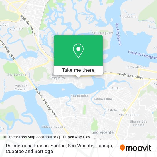 Daianerochadossan map