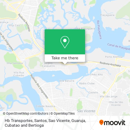 Hb Transportes map