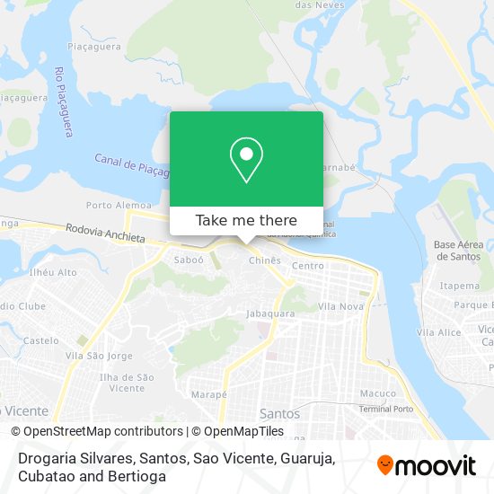 Drogaria Silvares map
