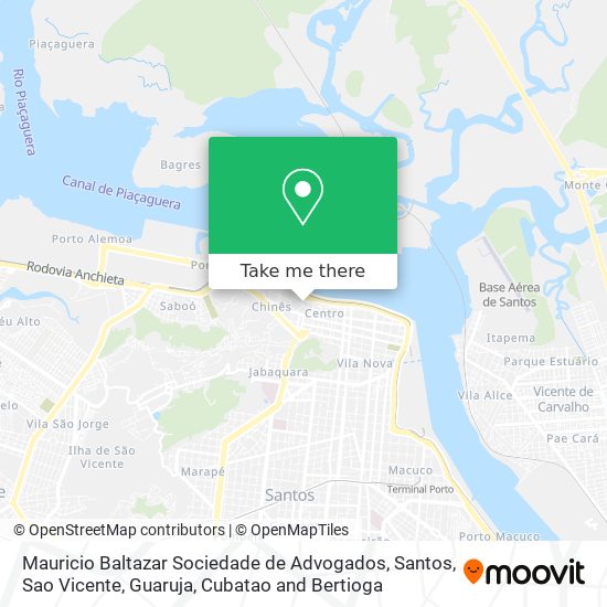 Mauricio Baltazar Sociedade de Advogados map