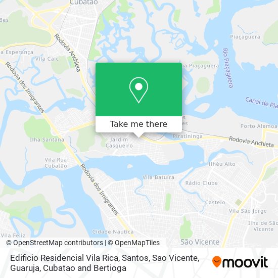 Mapa Edificio Residencial Vila Rica