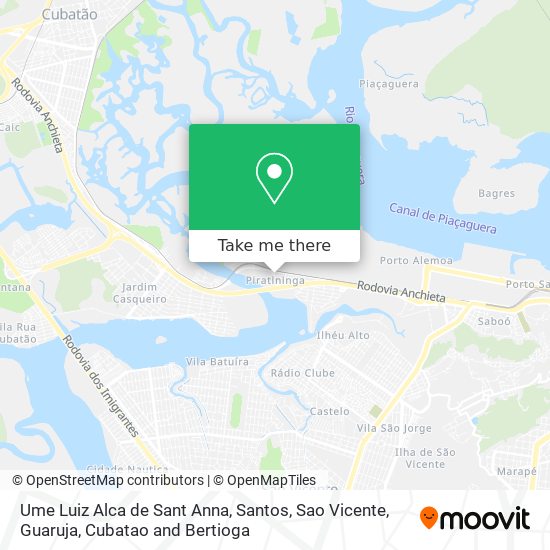 Ume Luiz Alca de Sant Anna map