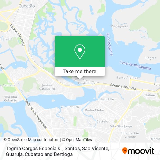Tegma Cargas Especiais . map