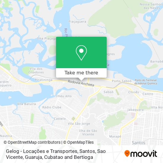 Gelog - Locações e Transportes map