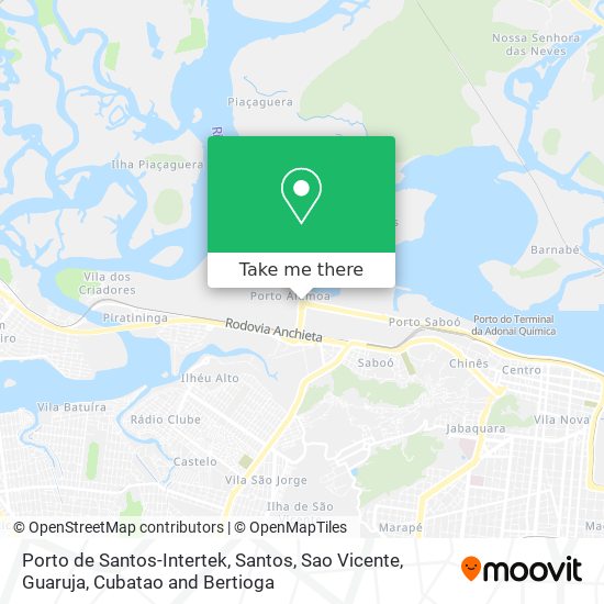 Porto de Santos-Intertek map