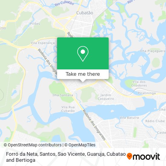 Forró da Neta map