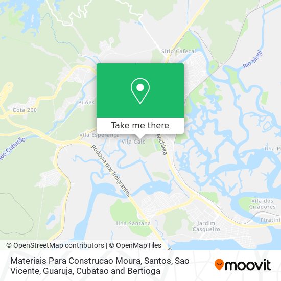 Materiais Para Construcao Moura map