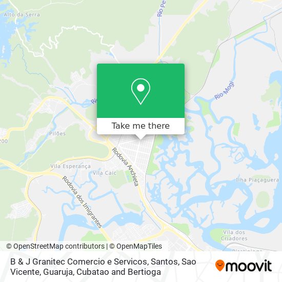 B & J Granitec Comercio e Servicos map