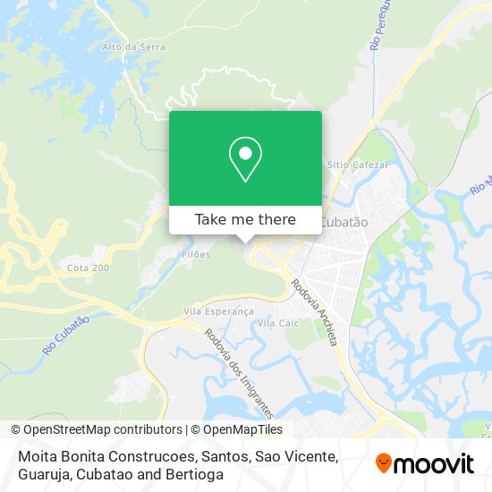 Moita Bonita Construcoes map