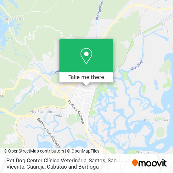 Pet Dog Center Clínica Veterinária map