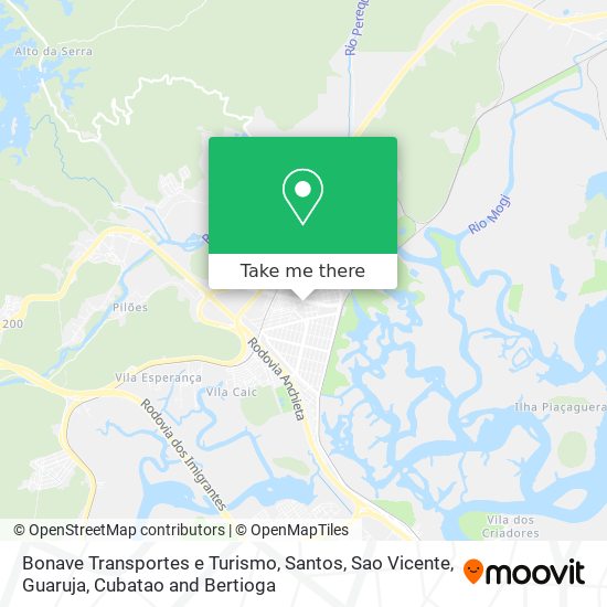Bonave Transportes e Turismo map