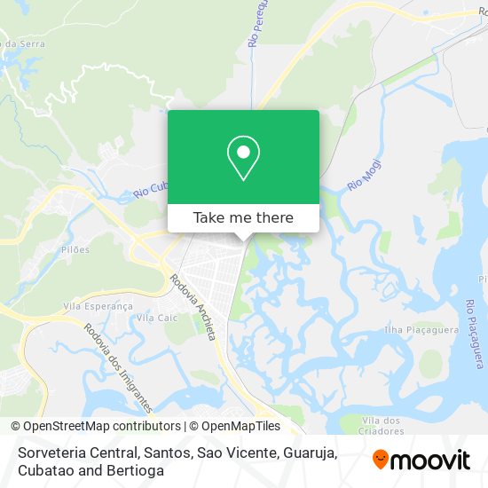 Sorveteria Central map