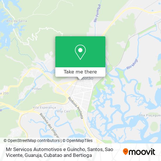 Mr Servicos Automotivos e Guincho map