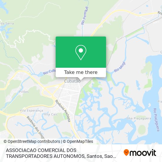 ASSOCIACAO COMERCIAL DOS TRANSPORTADORES AUTONOMOS map