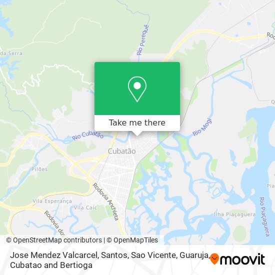Jose Mendez Valcarcel map