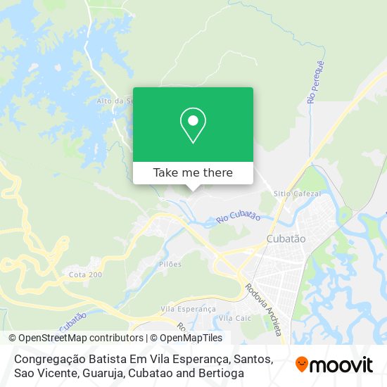 Congregação Batista Em Vila Esperança map