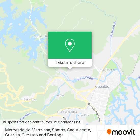 Mercearia do Maozinha map