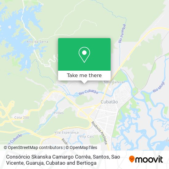 Consórcio Skanska Camargo Corrêa map