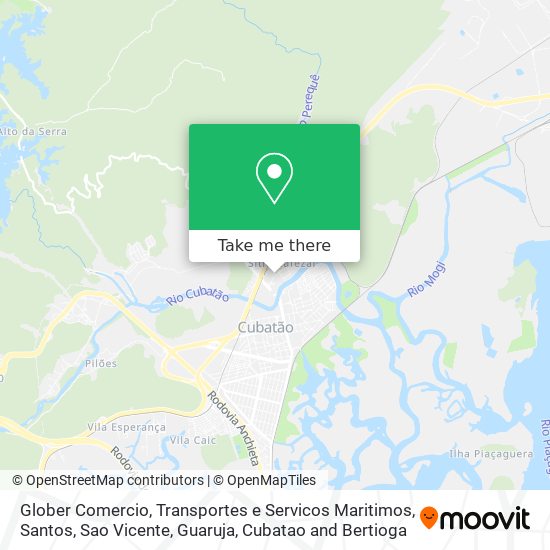 Glober Comercio, Transportes e Servicos Maritimos map