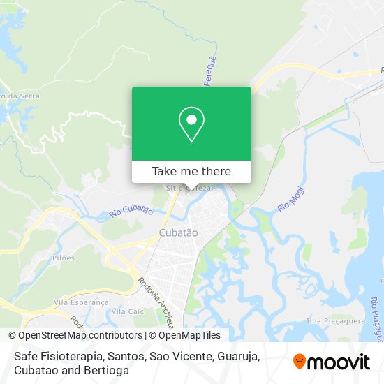 Safe Fisioterapia map
