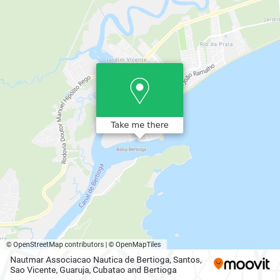 Nautmar Associacao Nautica de Bertioga map