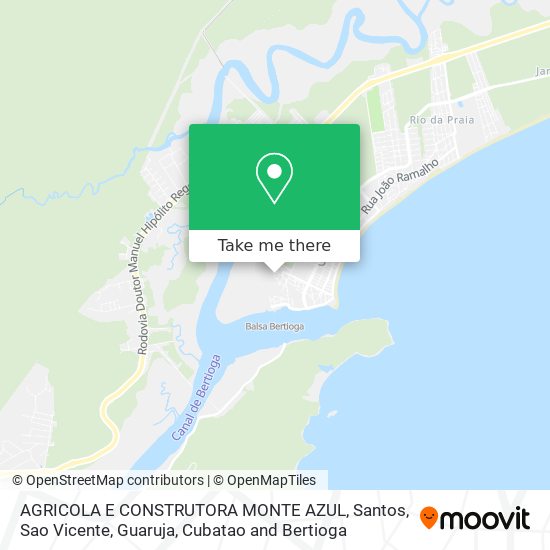 AGRICOLA E CONSTRUTORA MONTE AZUL map