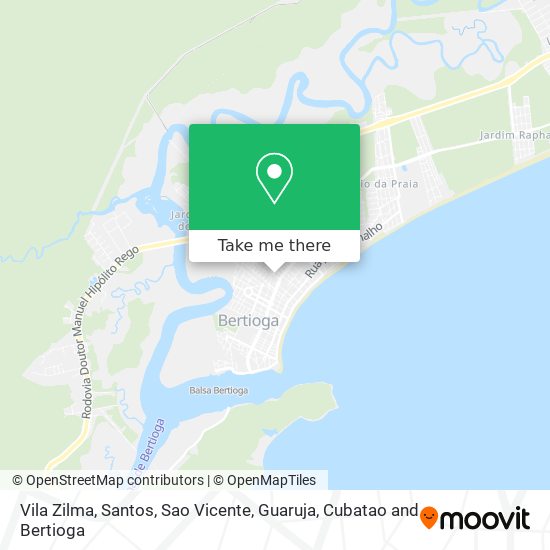 Vila Zilma map