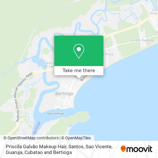 Priscila Galvão Makeup Hair map