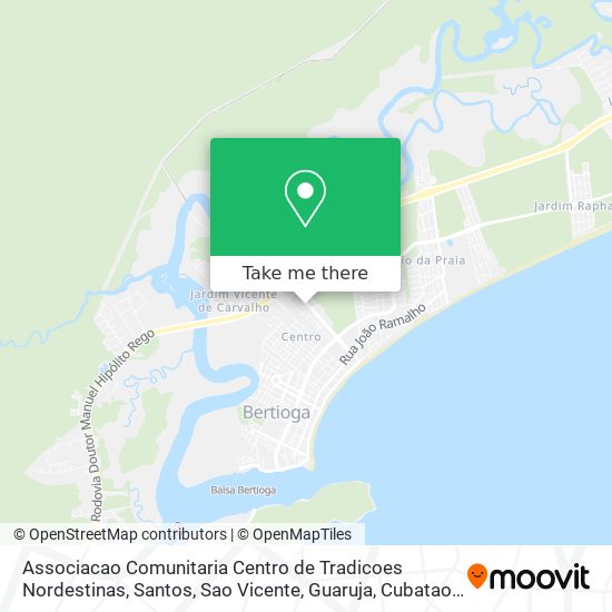 Associacao Comunitaria Centro de Tradicoes Nordestinas map