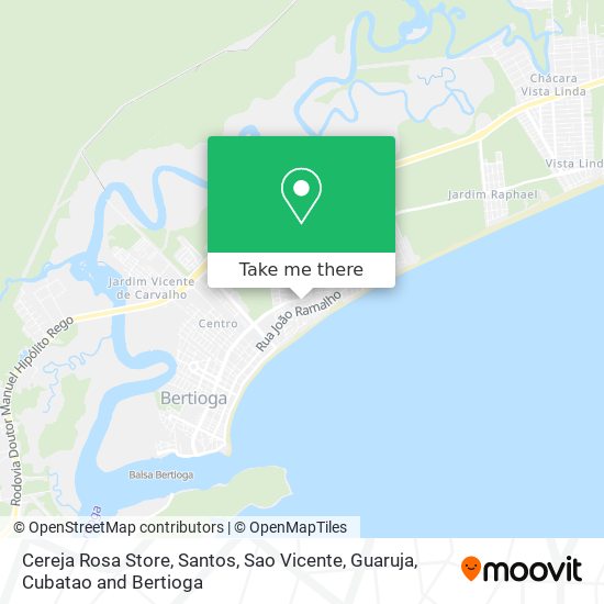 Cereja Rosa Store map