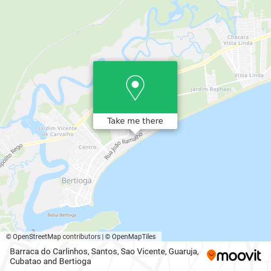 Barraca do Carlinhos map
