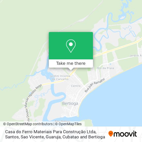 Casa do Ferro Materiais Para Construção Ltda map