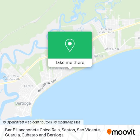 Bar E Lanchonete Chico Reis map